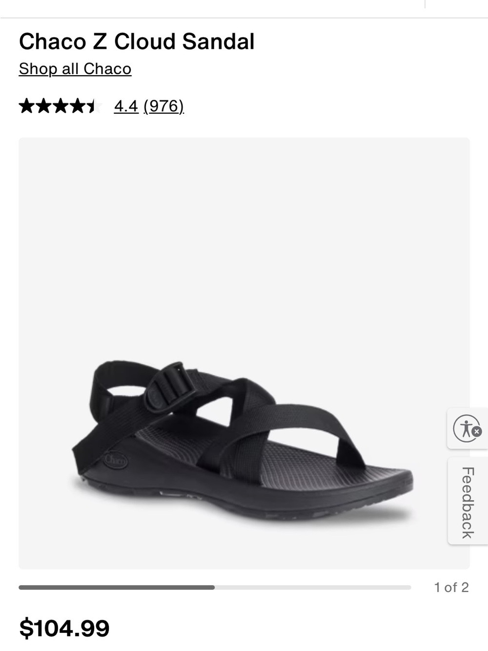Chaco cloud Z sandals